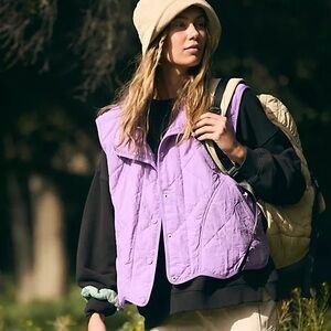 FP Movement Free People Quinn Quilted Puffer Vest Size M